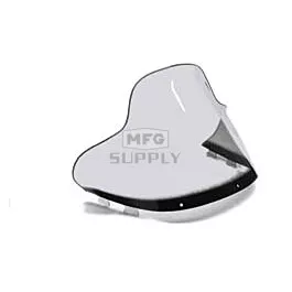 Polaris Generation II High Flared Windshield Black Graphics on Smoke