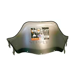 Polaris High 15" Windshield Graphic Clear. Agressive Style Hood.