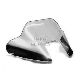 Polaris High 17-1/2" Flared WindshieldBlack Graphics on Smoke. Old Generation Style Hood.
