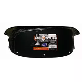 Polaris Low 9-1/2" Windshield Black. New Generation Style Hood.
