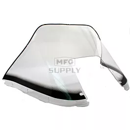 Polaris Medium 12" Windshield Graphic Clear. Old Generation Style Hood.