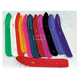 Polaris Ski Skins 3/16" Black. (Pair). Fits all models up to 92.