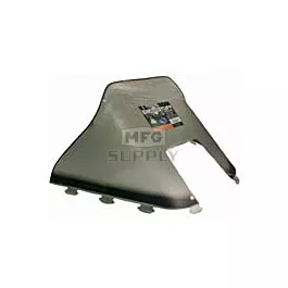 Polaris Standard 15-1/2" Windshield Graphic Smoke. Old Generation Style Hood.