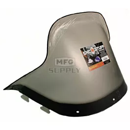 Polaris Standard 17-3/4" Windshield Graphic Smoke. New Generation Style Hood.
