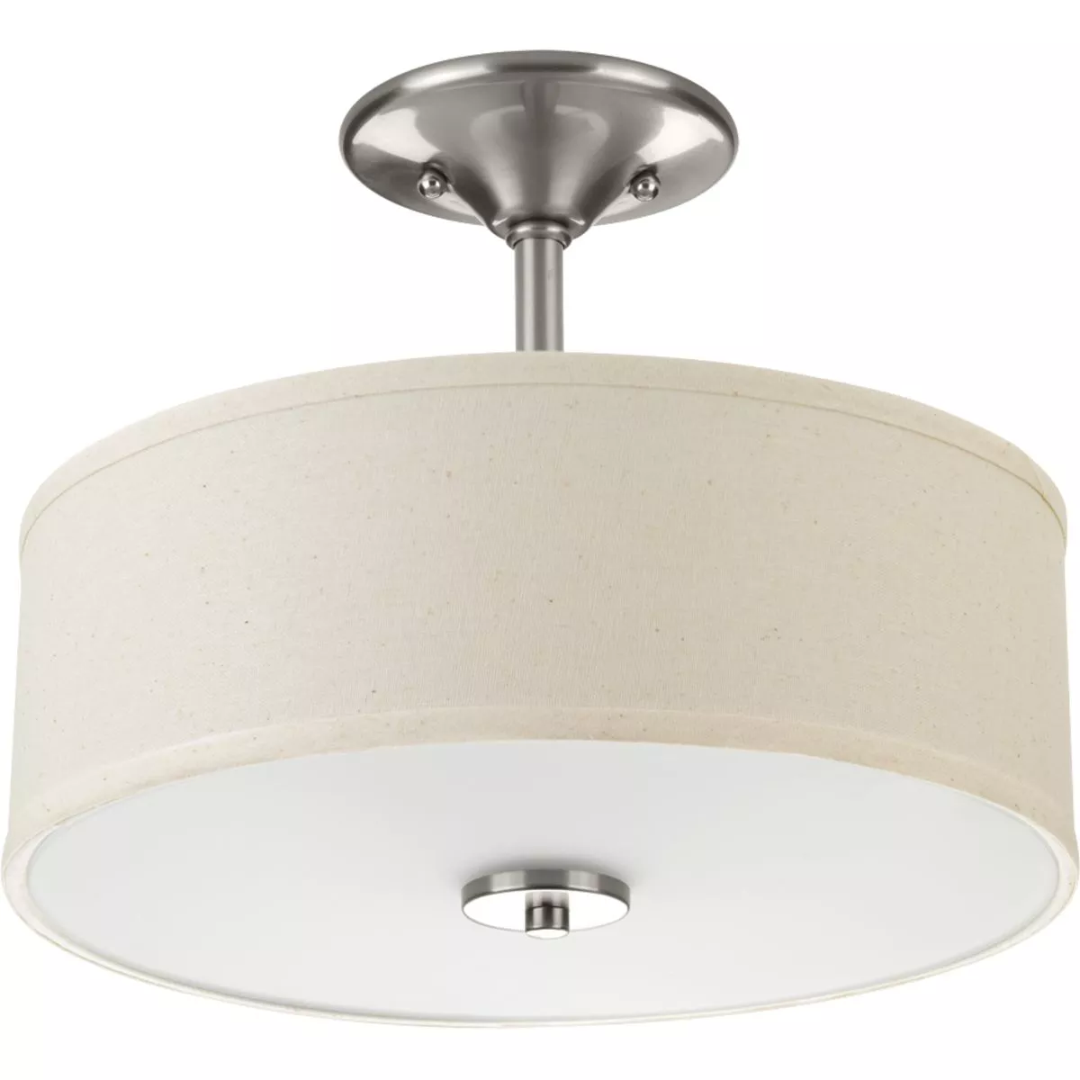 Progress P3712-09 Inspire Collection Two-Light 13" Semi-Flush
