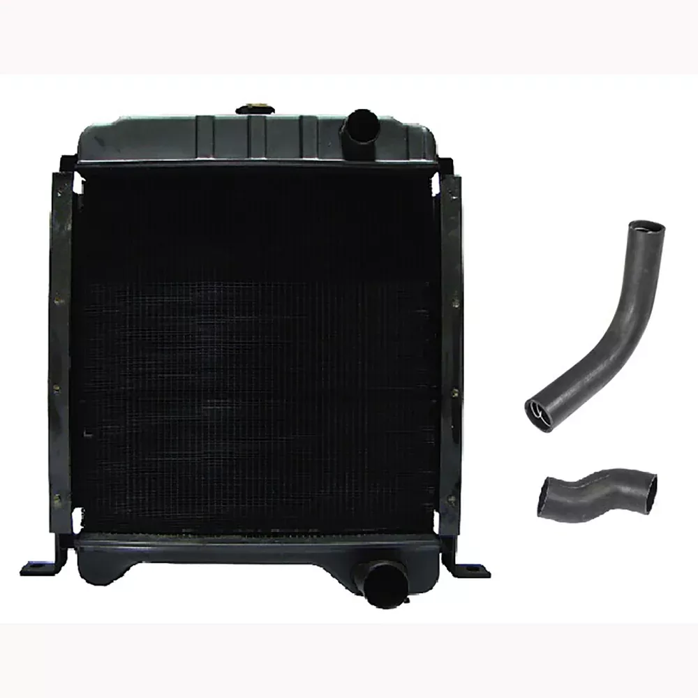 Replacement Radiator 301877A1 & Hose Set D124951 D124950 Fits Case 1840 1845C