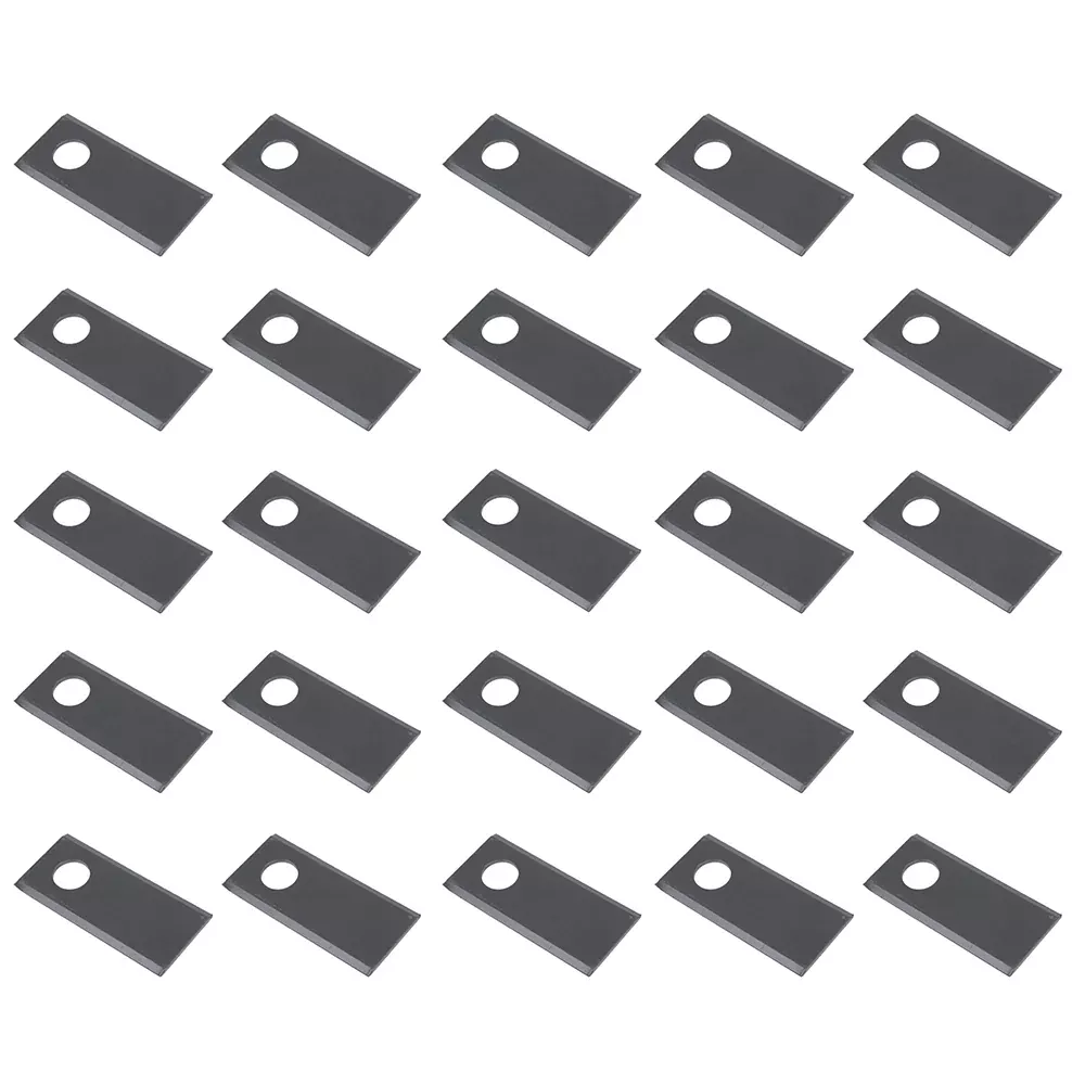Set of (25) 6616924 Double Edge Flat Disc Mower Blades Fits PZ Zweegers Models