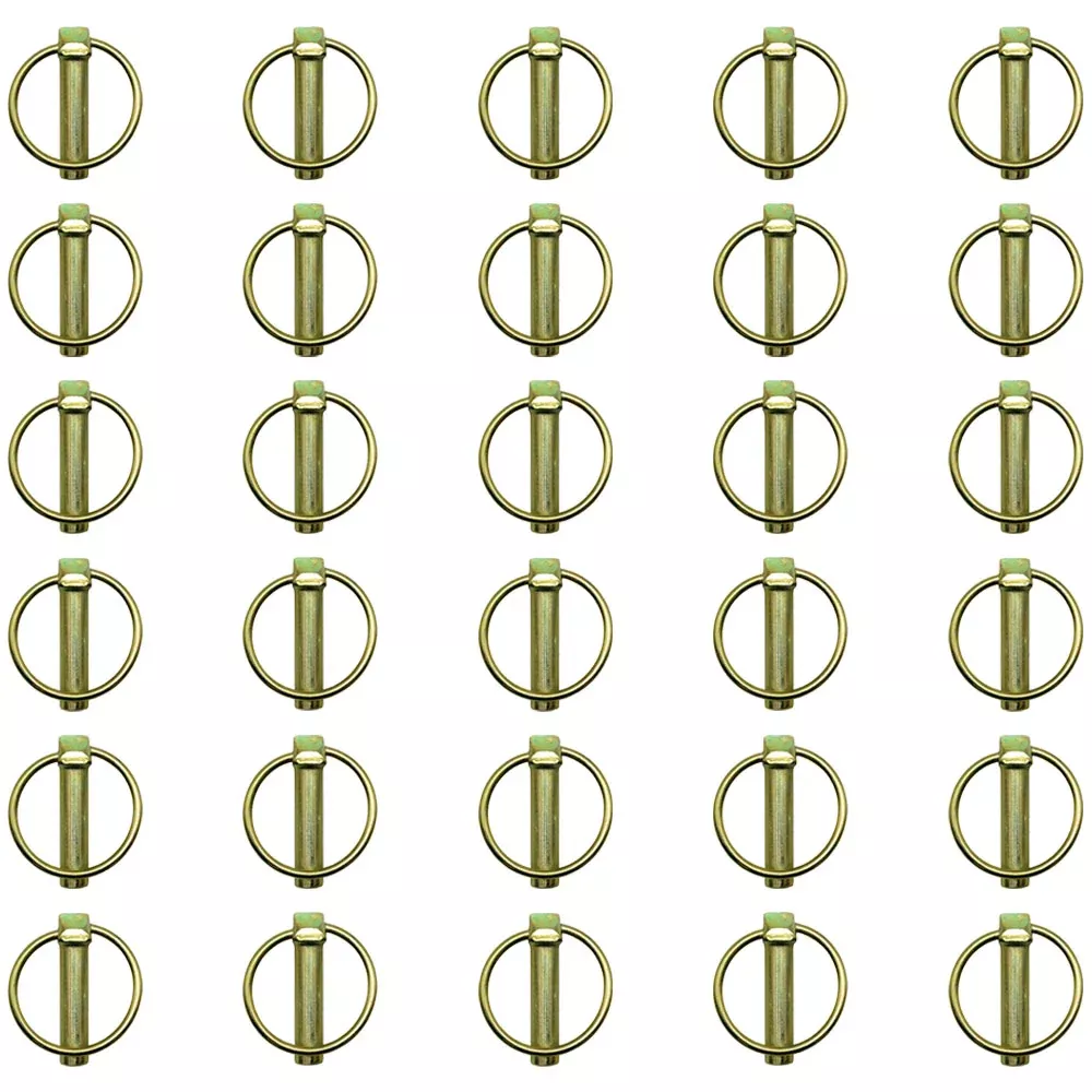 Set of (30)- Farm Tractor Implement Lynch Pin Clip 7/16" x 1-1/2" PN07