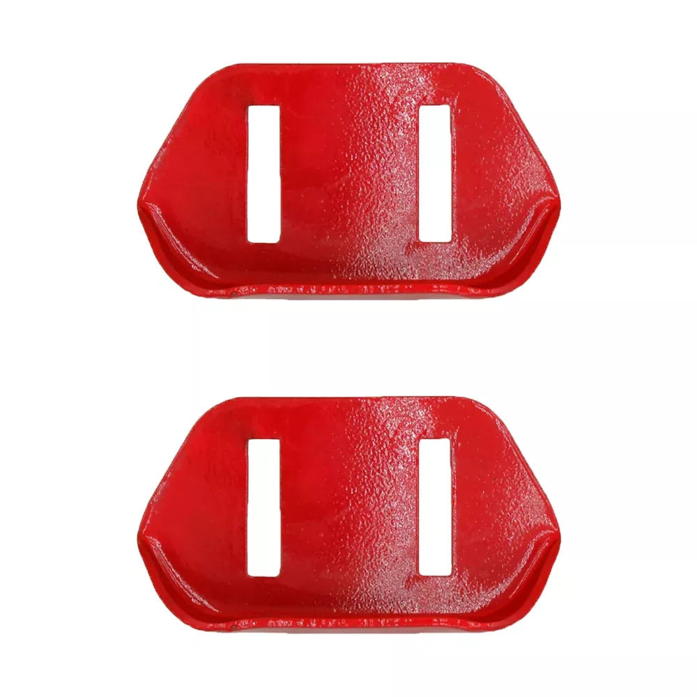 Set of Two (2) Red Skid Shoes Fits Toro Snowblowers Snowthrowers