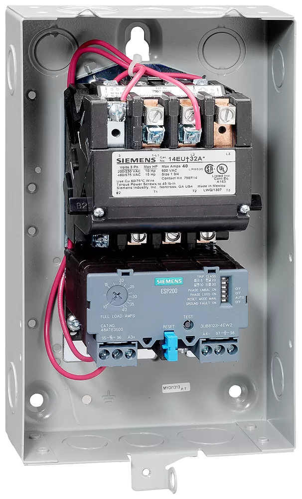 Siemens 14EUE32BJ Starter,FVNR SZ1 3/4,