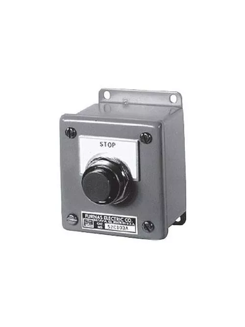 Siemens 52C104A 30 mm 1NO 1NC 1-Hole Red Momentary Heavy Duty Push Button Station