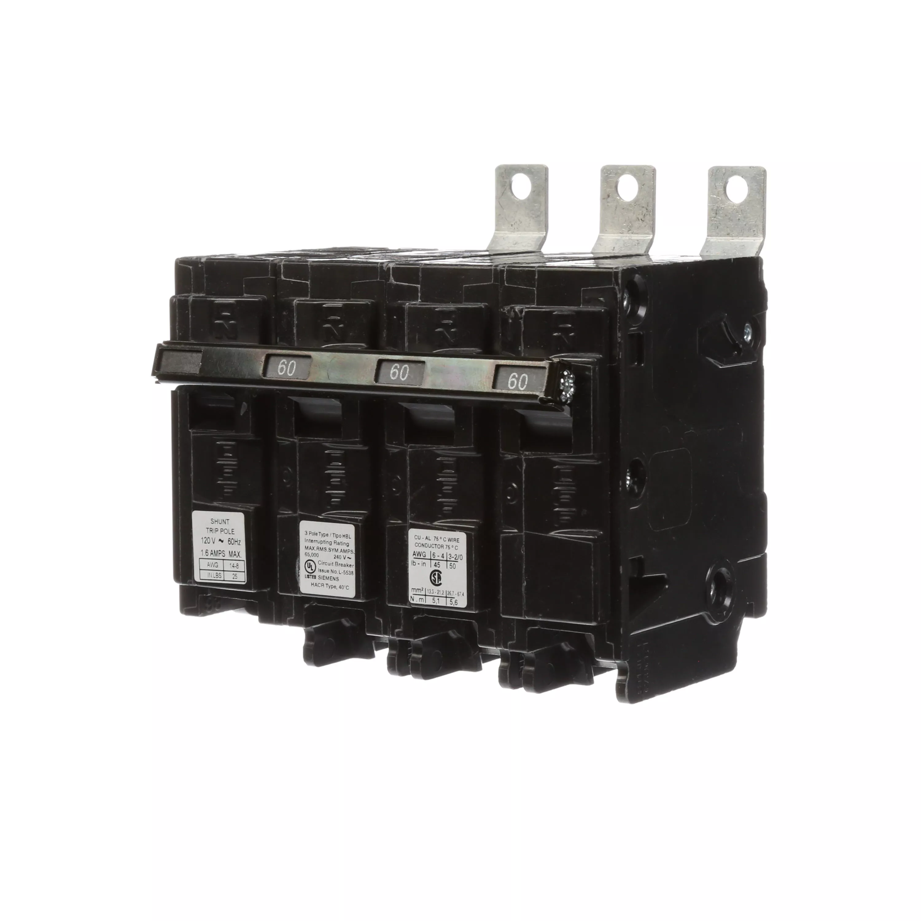 Siemens B360HH00S01 BREAKER 60A 3P 240V