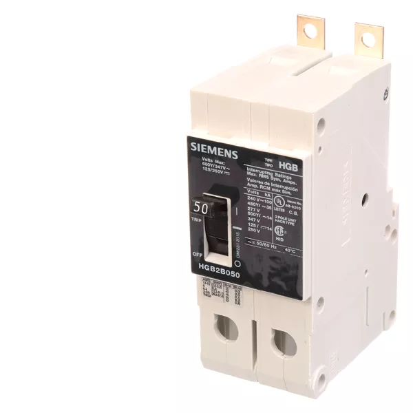 Siemens HGB2B050B BRKR HGB 50A 2P 480Y