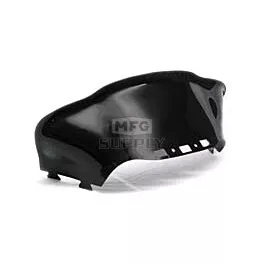 Ski-Doo Med-Low Flared Solid Black Windshield for ZX Chassis.