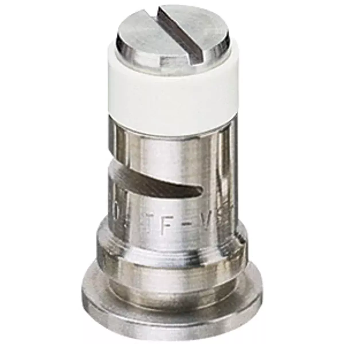 TeeJet TFVS4 Turbo Flood Wide Angle Spray Tip, Poly/Stainless, White, Orifice 4