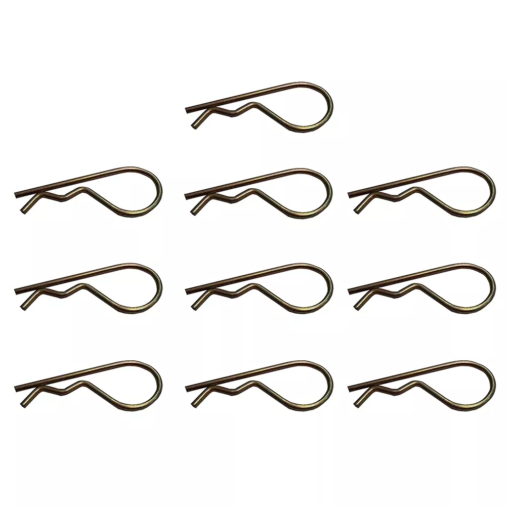 Ten (10) 2-15/16 Inch Long Hair Pins Cotter Pins