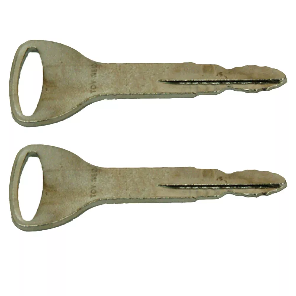 TOY NEW Two 2 Keys Fits Toyota Forklift Industrial Construction Models