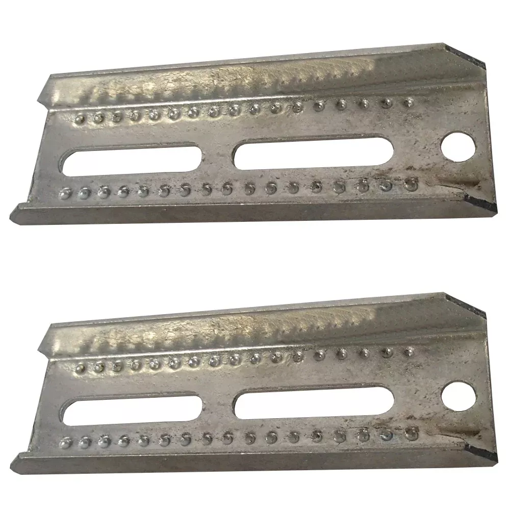 Two Boat Trailer Bunk Upright Brackets Galvanized Steel 8" Long 2.50" Wide