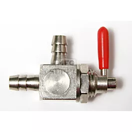 Universal 90 degree Shut-Off Valve. For 1/4" fuel line.