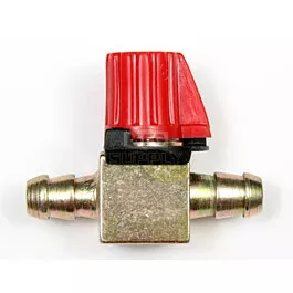 Universal Straight Shut-Off Valve, knob. For 5/16" fuel line.