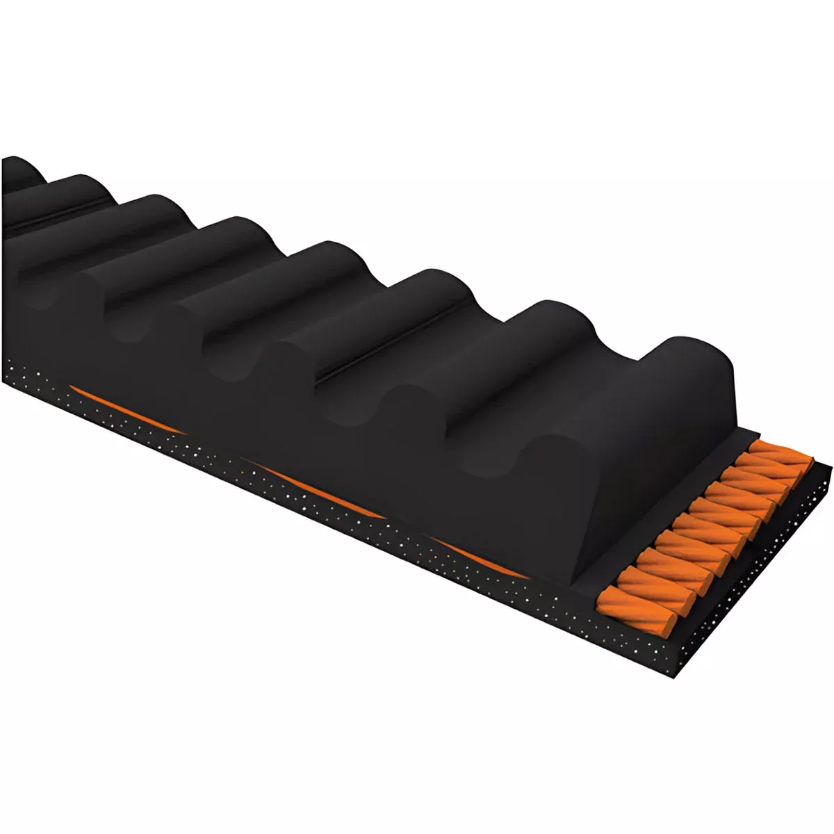V-BELT, COGGED 5/8 X 66