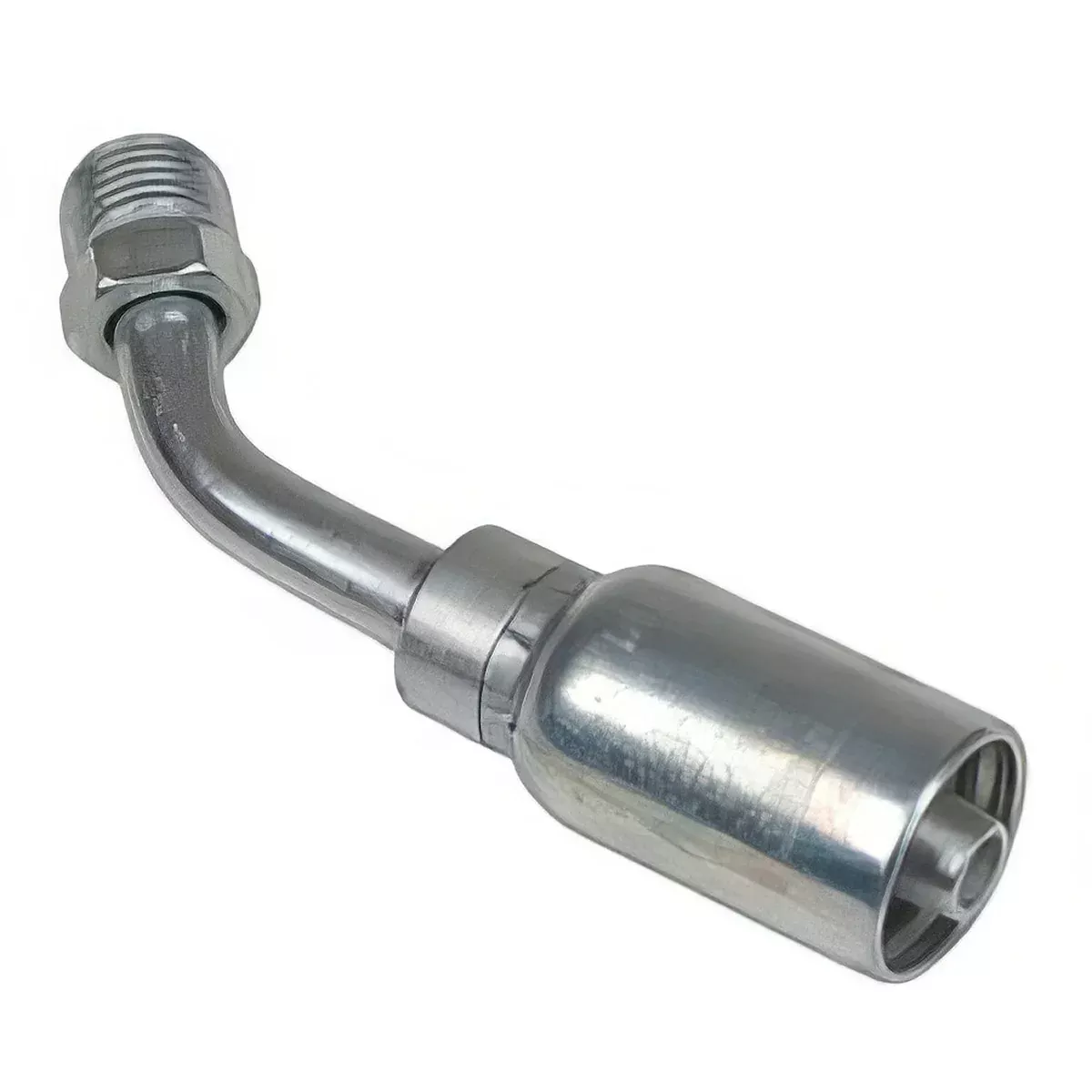 VARI-CRIMP SERIES - 1/4 INCH HOSE, WITH 1/2 X 20 THREAD SIZE, INVERTED MALE 45 ELBOW FLARE