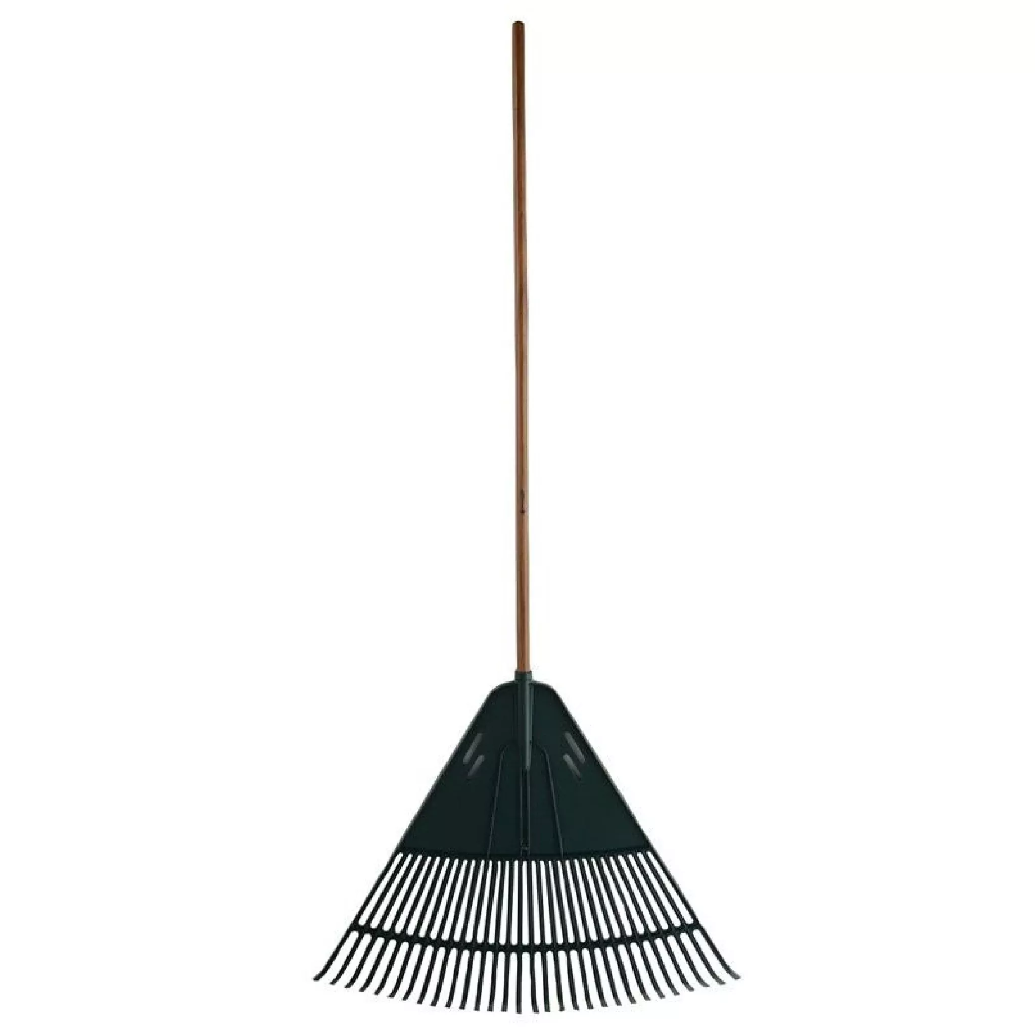 Wolverine W30HIR 30 in. High Impact Poly Leaf Rake w/ 54 In. Wood Handle
