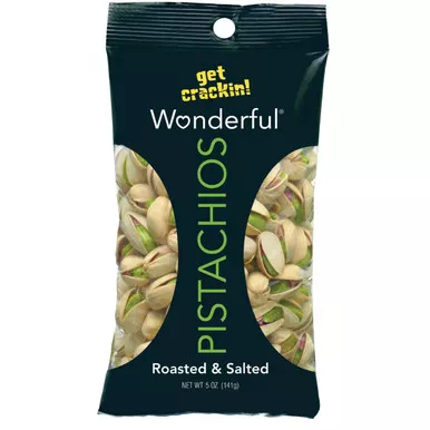Wonderful 5 Oz. Original Pistachios 113921 Pack of 8 970333