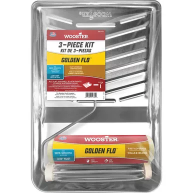 Wooster Golden Flo Roller & Tray Set (3-Piece) R914-9 770350