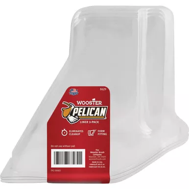 Wooster Pelican 1 Qt. Clear Plastic Paint Pail Liner (3-Pack) 8629 779464