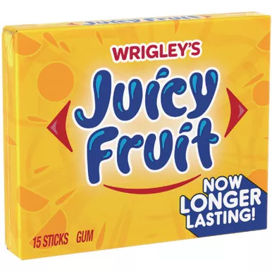 Wrigley's Juicy Fruit Chewing Gum (15-Piece) 1736 Pack of 10 972282