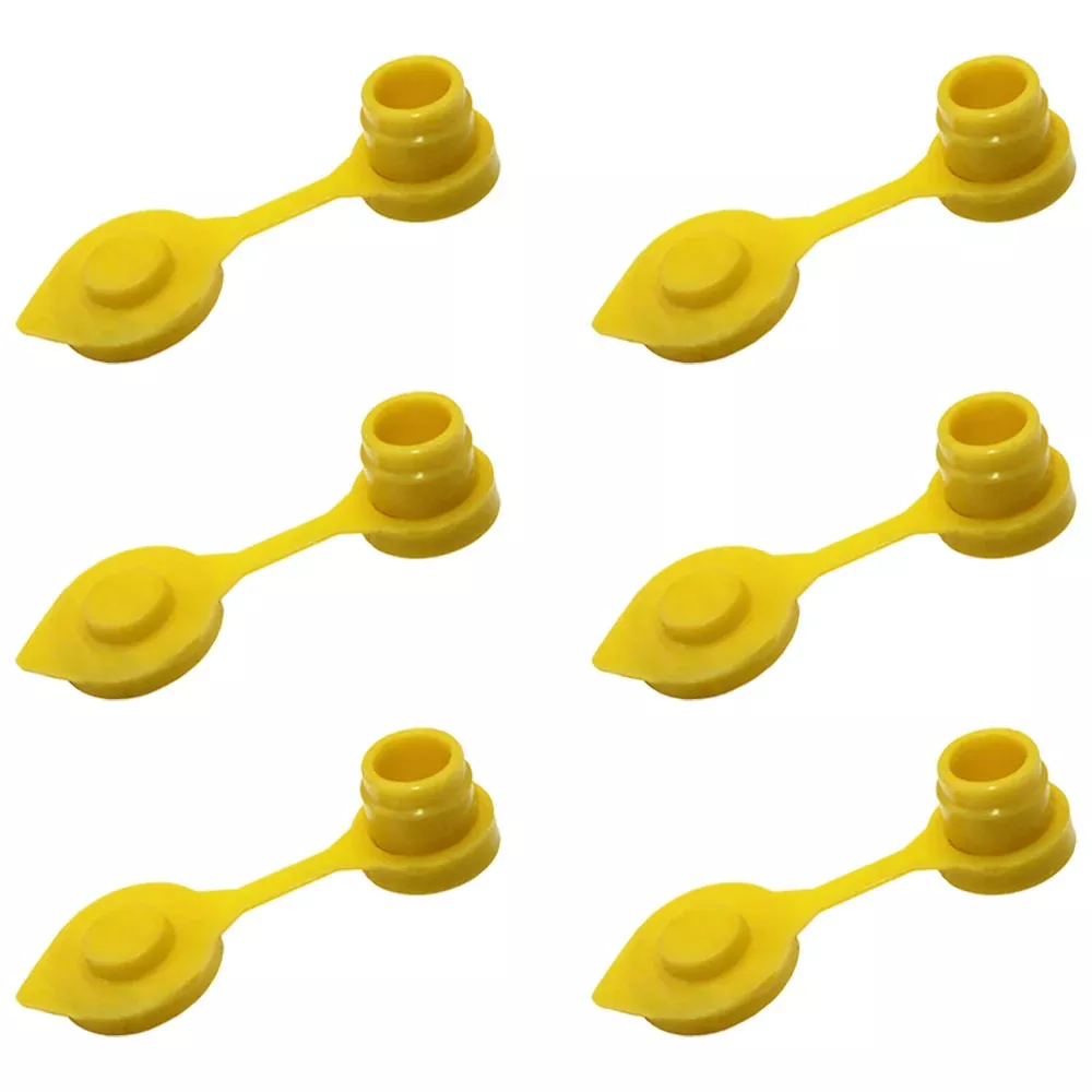 X6 - Yellow Vent Caps Gas Fuel Can for Midwest Heavy Duty