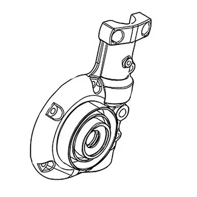 XNR0000536 WORM CASE A COMPLETE KR401MP MAKITA Genuine OEM Part"