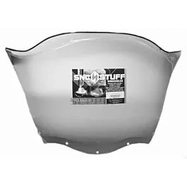 Yamaha 11-1/2" Black Graphics on Smoke Windshield. SX Graphics.
