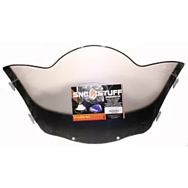 Yamaha Low 13-1/2" Black Graphics on Smoke Windshield. SRX Chassis.